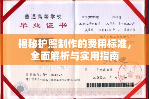 和硕揭秘护照制作的费用标准，全面解析与实用指南