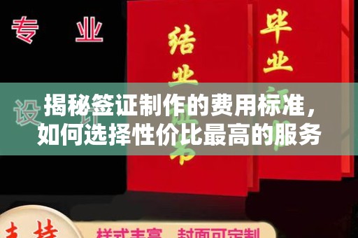 和硕揭秘签证制作的费用标准，如何选择性价比最高的服务？