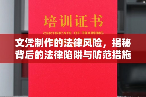 和硕文凭制作的法律风险，揭秘背后的法律陷阱与防范措施